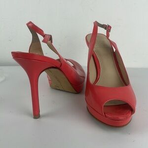 VINCE CAMUTO CAVI BITTERSWEET GRAPFRUIT WOMEN PLATFORM OPEN TOE SHOES